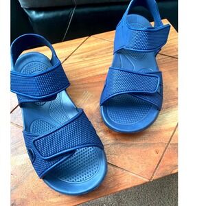 GAP‎ Kids Sandals Water Shoes Adjustable Straps Blue Size 3/4